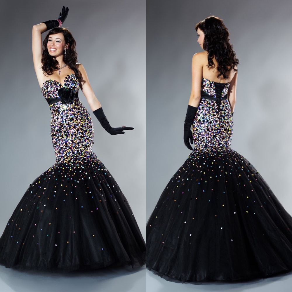 Tiffany Designs prom formal dress 16618